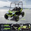 Garvee 24V 2-Seater Ride On UTV for Kids with Remote Control, LED Lights, Bluetooth, Sun Shade, Off-Road Wheels, Ride On Car for Boys Girls - 2 of 4
