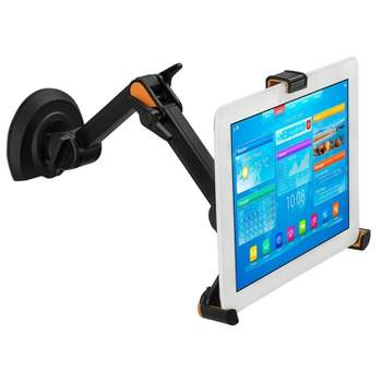 Mount-it! Premium Car Headrest Tablet Holder With Adjustable Arm  Heavy  Duty Carbon Fiber Car Tablet Mount For Ipad, Galaxy, & Fire Tablets : Target