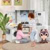 Infans Wooden Kids Play Corner Kitchen w/ Realistic Lights & Sounds Lighted Range Hood - 3 of 4