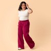 Blogilates Women's Travel Trouser High-Rise Wide Leg Sweatpants - 4 of 4