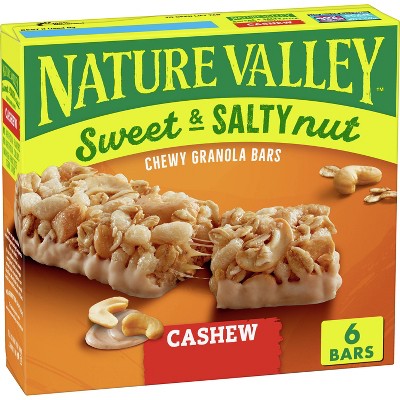 Nature Valley Sweet & Salty Nut Cashews Granola Bars - 6ct