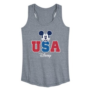 Women's - Disney - Americana Graphic Racerback Tank - 1 of 4