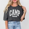 Simply Sage Market Women's Camp Enthusiast Short Sleeve Garment Dyed Tee - 2 of 2