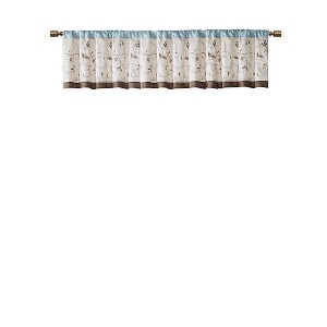 Gracie Mills Rogelio Floral Embroidered Window Valance - 1 of 4