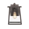 Chloe Lighting Gabriel Transitional 1 Light Rubbed Bronze Outdoor Wall Sconce 12" Tall - 3 of 4