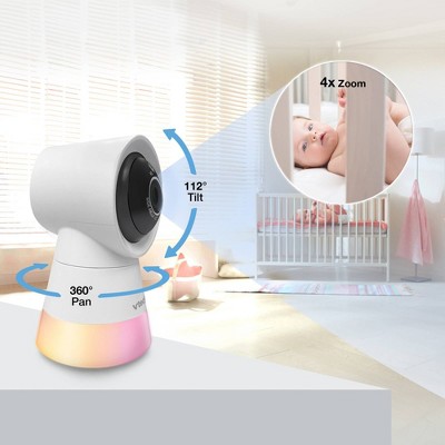 V-Tech 5" Pan Tilt Video Baby Monitor with Adaptive Night Light: 2-Way