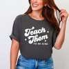 Simply Sage Market Teach Them To Be Kind Retro Garment Dyed Tee - L - Pepper - 2 of 4