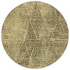 Gold Black And Charcoal Geometric Washable Indoor Outdoor Area Rug - 4 of 4