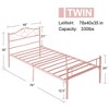 VECELO Metal Platform Mattress Foundation, Decorative Headboard & Footboard with Heavy Duty Support - 2 of 4