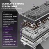 YUNZII B75 PRO Wireless Mechanical Keyboard,75% Layout with Knob,Hot Swap Gasket Custom Structure,Creamy Pre-lubed Switches - 4 of 4