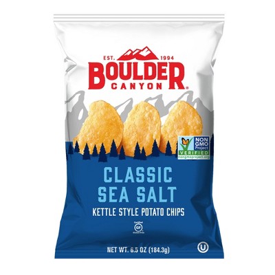 Boulder Canyon Totally Natural Kettle Potato Chips - 6.5oz