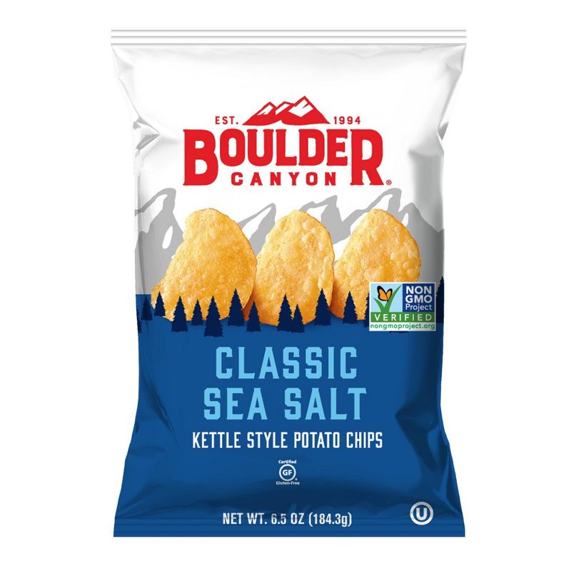 Boulder Canyon Totally Natural Kettle Potato Chips - 6.5oz, 1 of 7