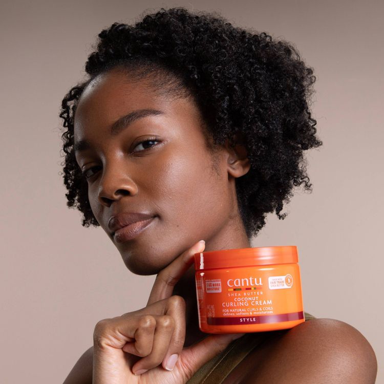 Cantu Natural Hair Coconut Curling Cream with Shea Butter, 2 of 9