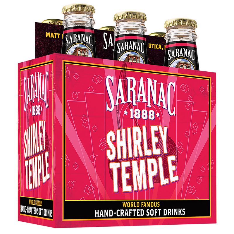 Saranac Shirley Temple - 6pk/12 fl oz Glass Bottles, 1 of 2