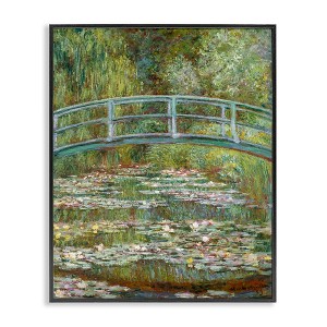 Stupell Industries Pond of Water Lilies Rectangular Portrait Framed Giclee Art - 1 of 4