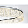 Elegant Lighting Rune 1 - Light Chandelier in  Chrome - 4 of 4