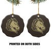 Southwest Minnesota State University Primary Logo Porcelain Scalloped Holiday Christmas Tree Ornament - 2 of 4