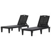 Merax 2-Piece Outdoor Chaise Lounges with Adjustable Backrest - 3 of 4