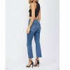 Women's High Rise Crop Flare Button Fly Jeans - mica denim - 3 of 4