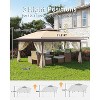 Gazebo Tent 13x13 Pop Up Instant Canopy Tent with 4 Sand Bags & Mosquito Netting for Backyard Garden Patio, Height Adjustable - 2 of 4