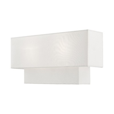 Swaney Brushed Nickel 2-Light Dimmable Outdoor Wall Sconce