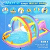 JOYMOR Kids Inflatable Water Slide Bounce House with Climbing Wall & Basketball Hoop 30s Setup - 3 of 4