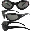 2 Pairs of Global Vision Eyewear Raven Safety Motorcycle Glasses with Yellow, Smoke Lenses - 2 of 2