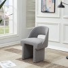 LeisureMod Modern Side Boucle Accent Chair - Quell Collection, Stylish and Cozy - 2 of 4