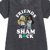 - Barbie - Clover Power Graphic Short Sleeve Fleece Dress - 2 of 3