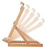 MEEDEN Heavy-Duty Tabletop Studio H-Frame Wooden Easel-Solid Beech Wood Adjustable Artists Desktop, Beginners & Teens- Holds Canvas Art up to 23" High - 2 of 4