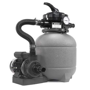 12" Sand Filter Above-Ground w/ Pool Pump 7-Way Valve Media Filter Included
