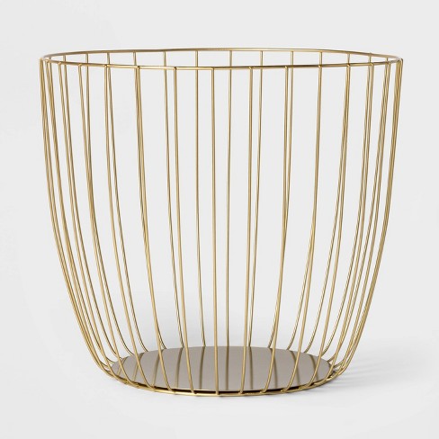 Small Metal Wire Basket Gold - Threshold™