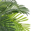Aghana Digitals 35.4in Lifelike Artificial Cycas Palm - Green Plastic Indoor Decorative Plant with - 4 of 4