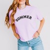 Simply Sage Market Women's Summer Block Short Sleeve Relaxed Fit Cropped Tee - 2 of 3