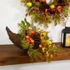 Northlight Apples and Pears Cornucopia Fall Harvest Decoration - 20" - 3 of 4