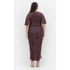 Women's Plus Size Lily Sparkle Maxi Dress - purple | CITY CHIC - 3 of 4