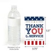 Big Dot of Happiness Happy Veterans Day - Patriotic Thank You Cards (8 count) - 3 of 4
