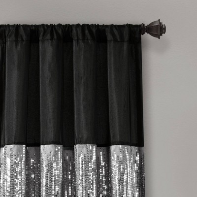 Black White Stripe Curtains Target