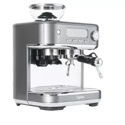 CYETUS All in One Espresso Machine for Home Barista CYK7601, Coffee Grinder, Milk Steam Frother Wand, for Espresso, Cappuccino and Latte, Grey