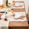 Design Imports Chintz Rose Dobby Dots Rib Placemat Set/6 - 4 of 4