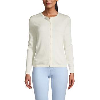 Lands' End Women's Tall Classic Cashmere Cardigan Sweater
