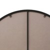 Lyngins Black Circular Wall Mirror, Metal Framed Bathroom Mirror, Modern Bathroom Decor, Fog-Proof Mirrors for Bathroom Sink & Home Spaces - 4 of 4