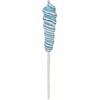 Northlight 7.5" Blue and White Glittered Spiral Twist Lollipop Christmas Ornament - 3 of 3