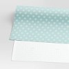 30” 20 sq ft Christmas Roll Wrap White Snowflakes on Light Blue - Wondershop™ - 3 of 3