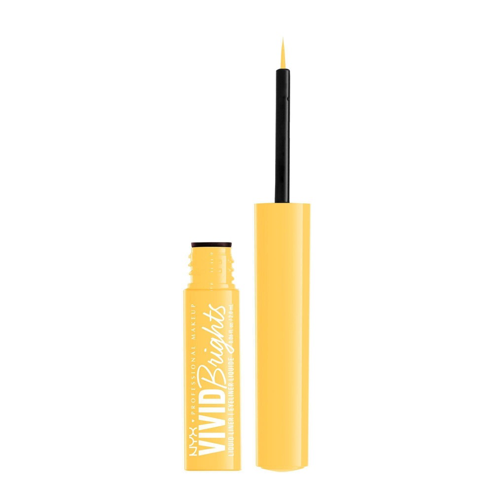 Photos - Eye / Eyebrow Pencil NYX Professional Makeup Vivid Matte Liquid Eyeliner - Had Me at Yellow - 0.06 fl oz 