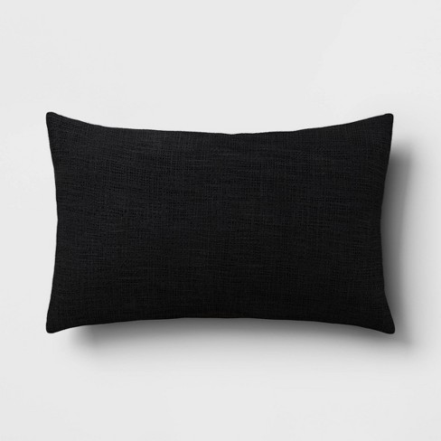 Lumbar Textured Cotton Pillow - Room Essentials™ - image 1 of 4