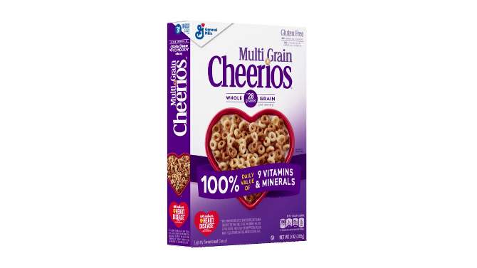 Multi-Grain Cheerios Breakfast Cereal - 9oz - General Mills, 2 of 14, play video