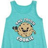 Girls' - Instant Message - One Tough Cookie Graphic Sleeveless Aline Dress - 2 of 4