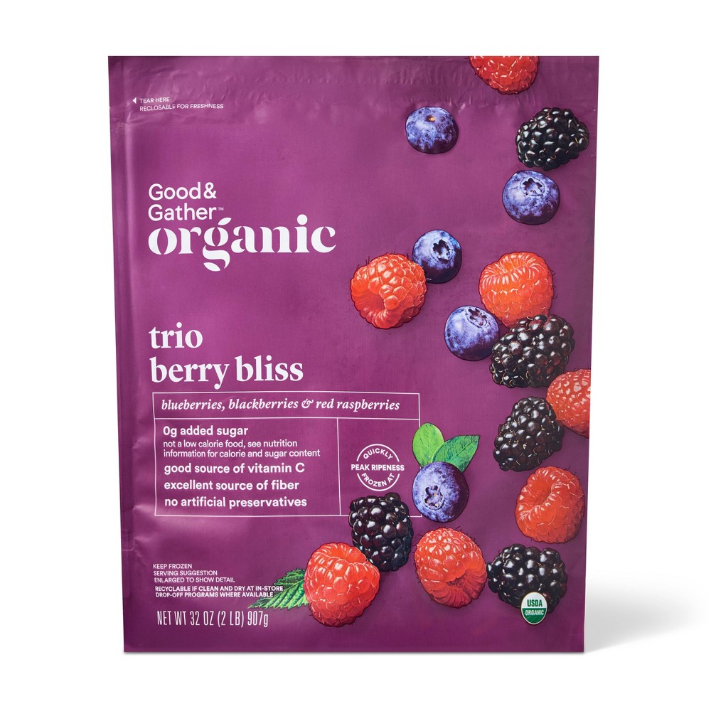 TRIPLE BERRY BLEND, BLUEBERRIES, BLACKBERRIES & RED RASPBERRIES