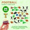 4E's Novelty Football Cupcake Toppers, 96 Pack Football Party Supplies, 12 Styles Football Cake Toppers - 4 of 4